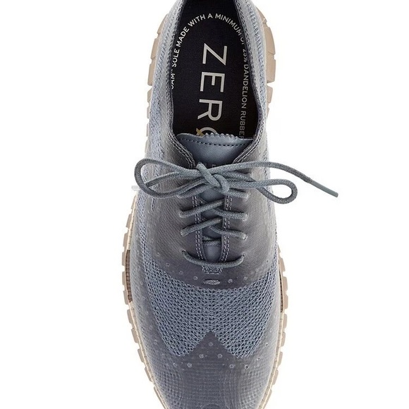 Cole Haan Men’s Zerogrand Embrostitch Oxford Stormy Weather/ Rich Coffee. NWOT. main image 5